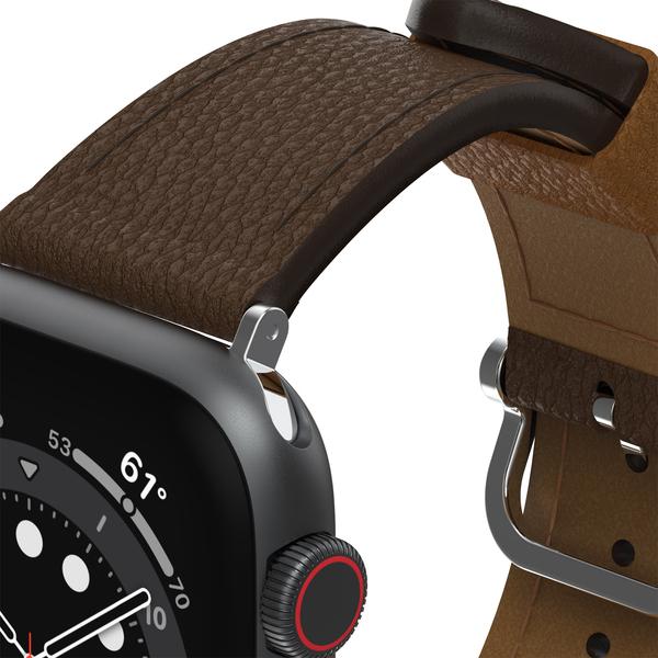 Image du produit OtterBox Symmetry Cactus Leather Watch Band pour Apple Watch 9/8/7 45mm (45 mm, 44 mm, 42 mm, Cuir végétalien)