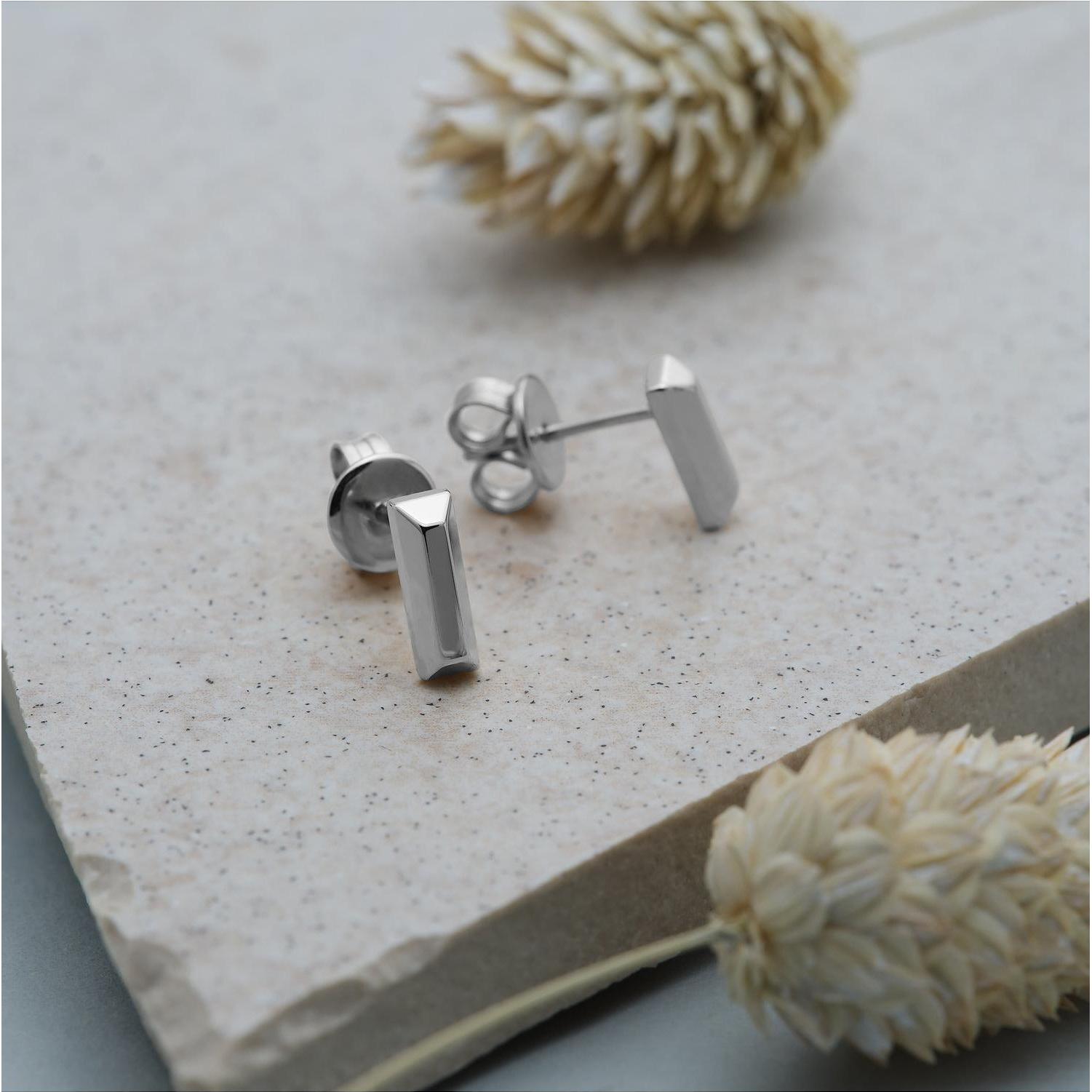 Thumbnail - Jette, Ohrringe, Ohrstecker TURN, (925er Silber, Recycelt)