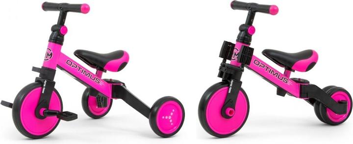 Actual product image Mally Bally bike - tricycle Milly Bicycle 3in1 Optimus Pink (7.68")