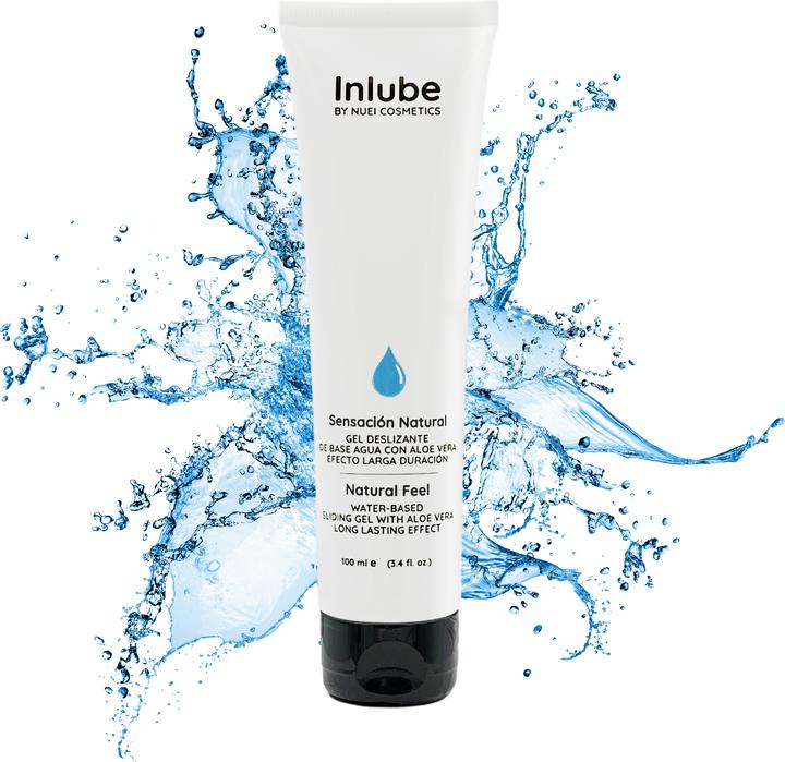 Actual product image Nuei INLUBE Natural Feel water based sliding gel (100 ml)