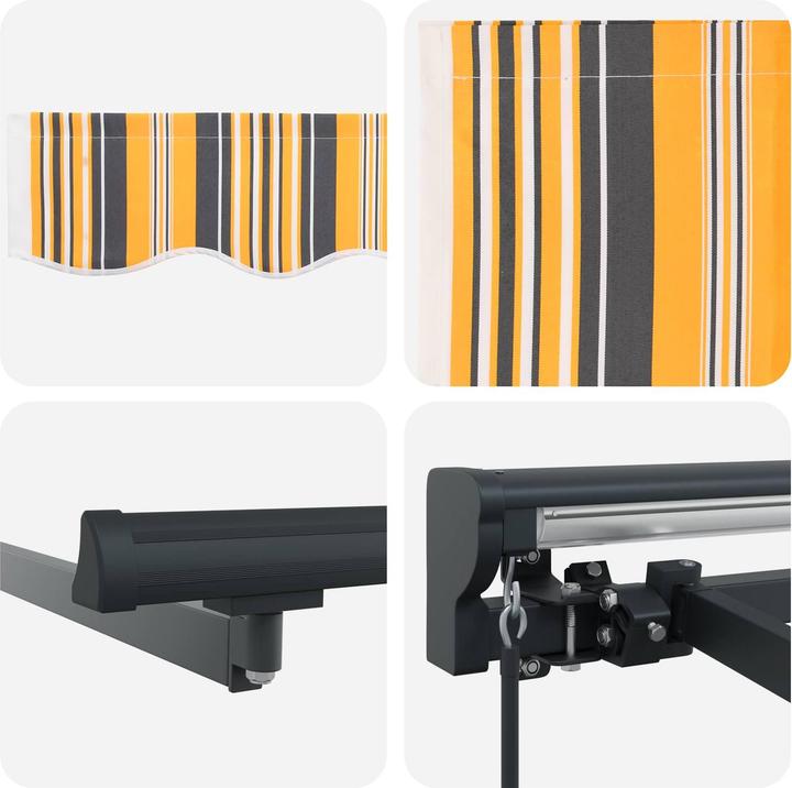 Actual product image vidaXL Einziehbare Markise (2.50 m)