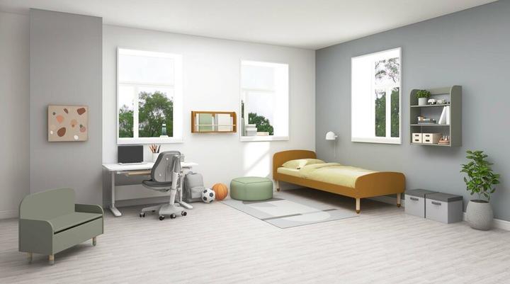 Produktbild Flexa Wandregal Dots Senf (34.50 x 34.50 x 35.10 cm)