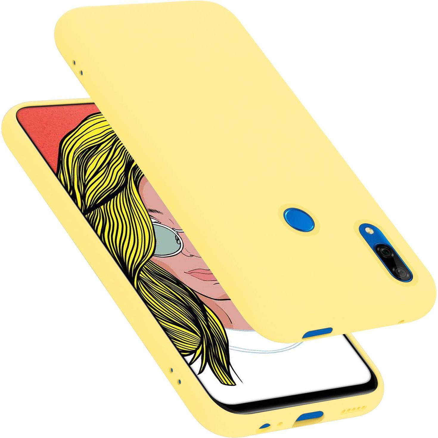 Cadorabo TPU Liquid Silicone Case Cover (Huawei P Smart Z, Huawei Enjoy 10 Plus, Huawei Y9 Prime (2019)), Smartphone Hül...