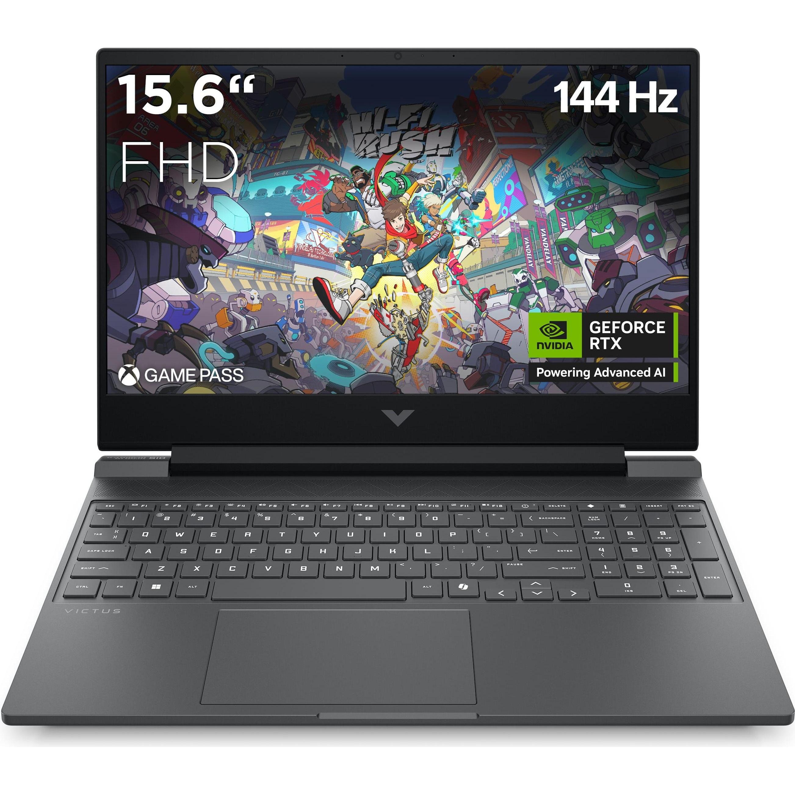 HP Victus 15-fb3073ng RTX 5060 (15.59", 1000 GB, 16 GB, DE, AMD Ryzen AI 7 350), Notebook, Schwarz