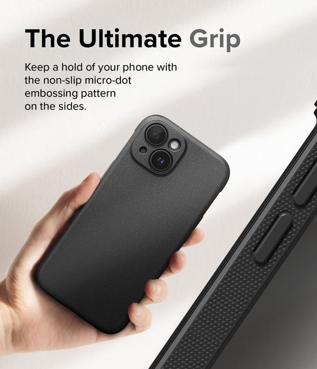 Actual product image Ringke Case for iPhone 15 ONYX BLACK (Apple iPhone 15)