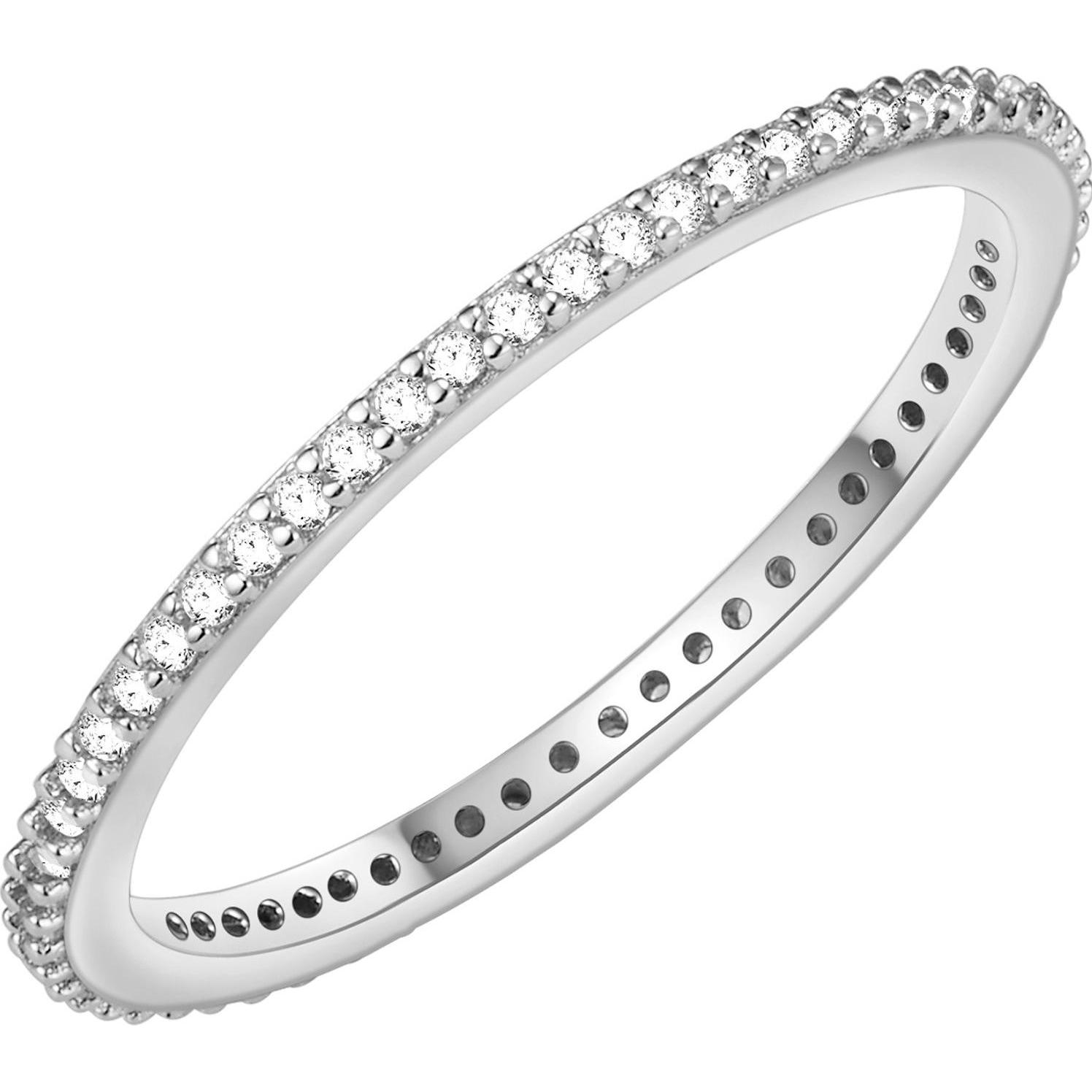 Thumbnail - Glanzstücke München, Ring, Damen Sterling Silber Zirkonia silber - 6094, (54, 925 Silber)