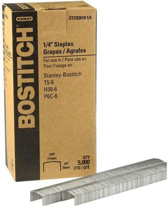 Actual product image Bostitch Staple 6 mm STCR26191/4 5000 pieces (5000 x)