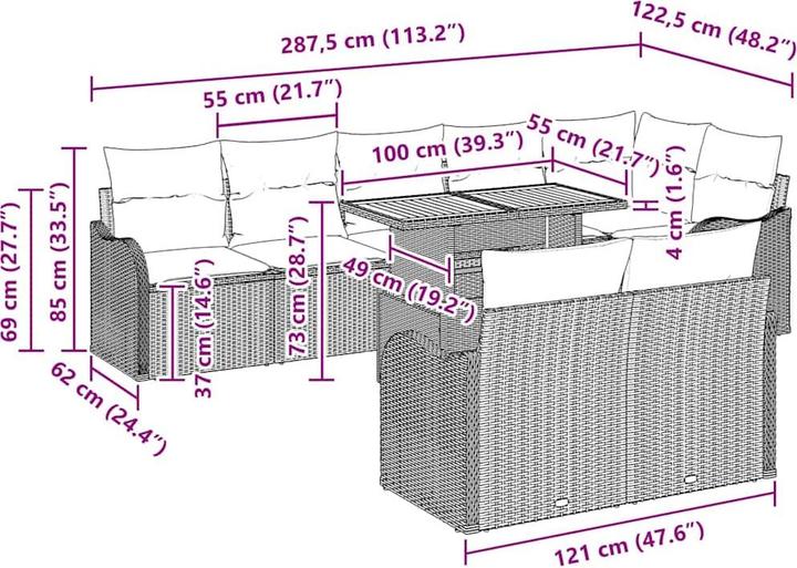 Produktbild vidaXL Morgane