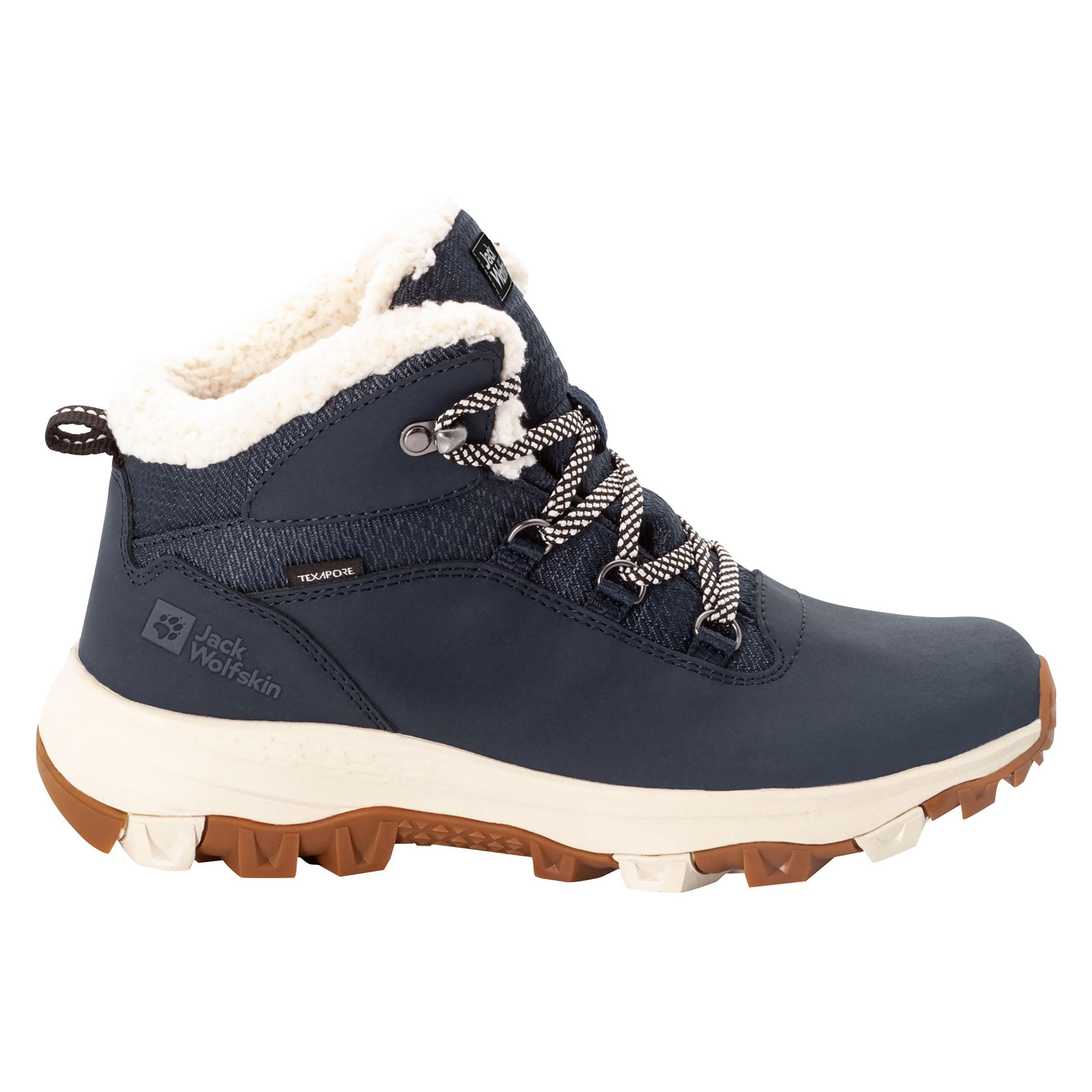 Jack Wolfskin, Damen, Wanderschuhe, Everquest Texapore Mid W (37), Blau