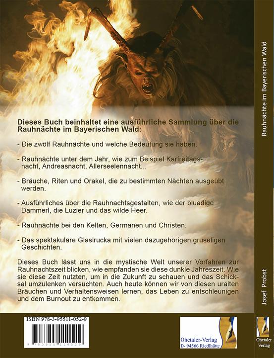 Produktbild Rauhnächte im Bayerischen Wald (Deutsch, Josef Probst, 2016)