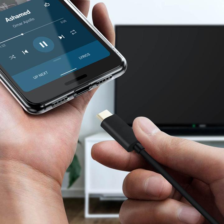 Produktbild Avizar USB-C / HDMI Stecker Kabel 4K UHD Auflösung, 2m – Schwarz (2 m)