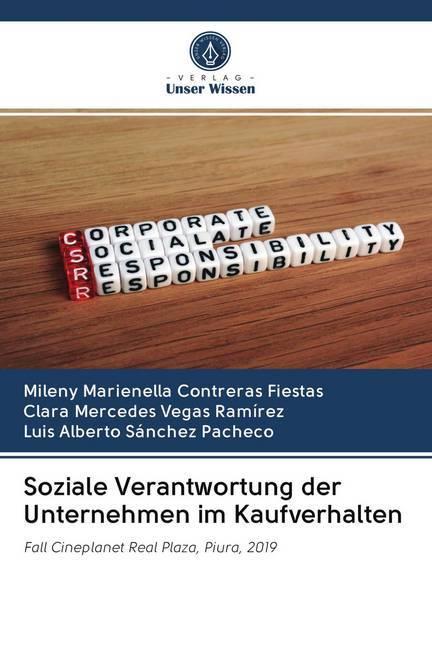 Actual product image Soziale Verantwortung der Unternehmen im Kaufverhalten (German, Clara Mercedes Vegas Ramírez, Luis Alberto Sánchez Pacheco, Mileny Marienella Contreras Fiestas, 2020)