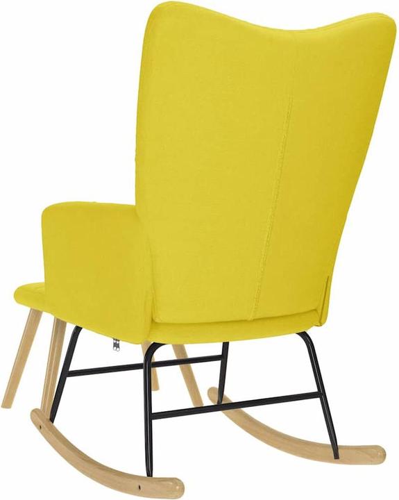 Actual product image vidaXL Schaukelstuhl mit Fusshocker