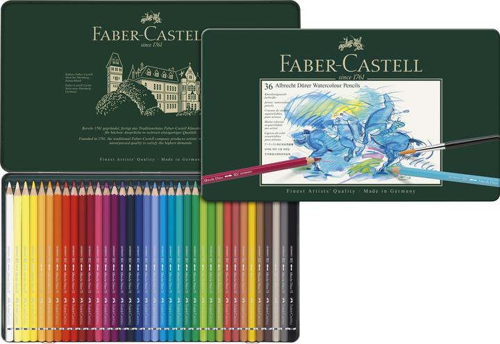 Produktbild Faber-Castell Albrecht Dürer Aquarellstift (Mehrfarbig, 36 x)