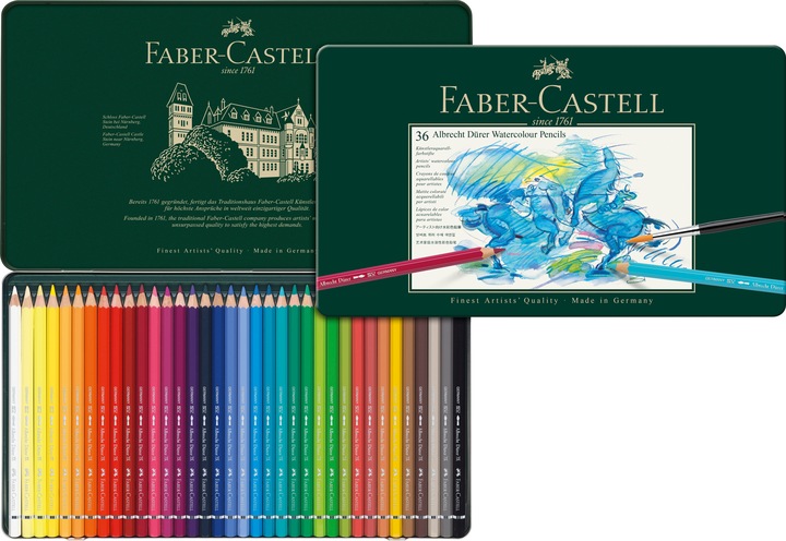 Produktbild Faber-Castell Albrecht Dürer Aquarellstift (Mehrfarbig, 36 x)