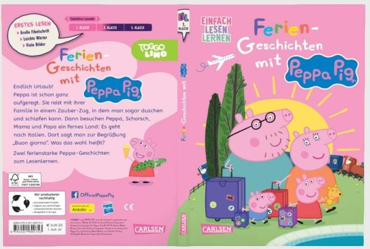 Immagine prodotto Peppa Wutz: Ferien-Geschichten mit Peppa Pig (Tedesco, Steffi Korda, 2024)