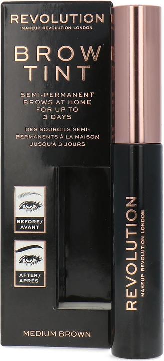 Produktbild Makeup Revolution Brow Tint Medium Brown 6ml (Medium Brown)