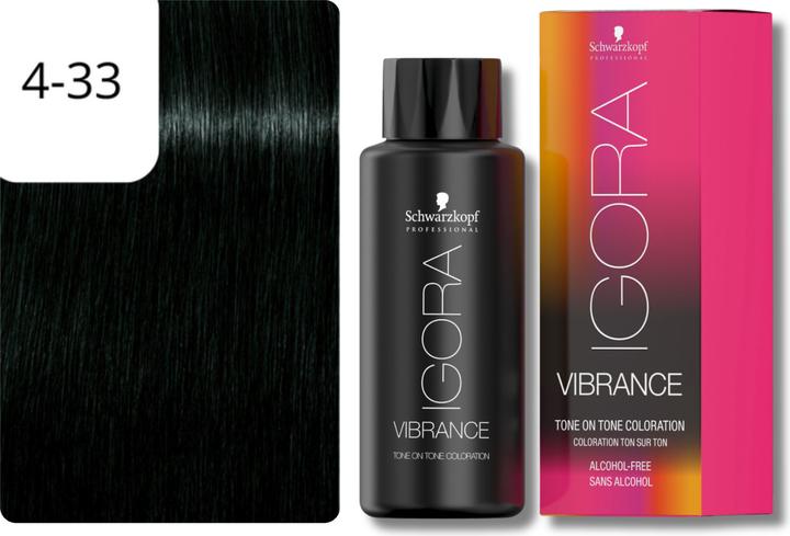 Image du produit Schwarzkopf Professional Schwarzkopf Igora Vibrance Cools 4-33 Brun moyen extra mat 60ml (4-33 Brun moyen mat extra)