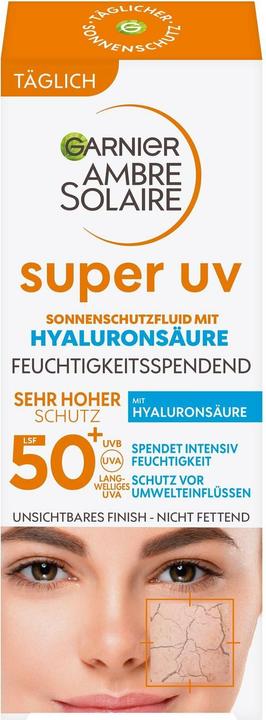 Actual product image Garnier Ambre Solaire Sensitive expert+ Anti-Oxidative Super UV (Sun cream face, SPF 50+, 40 ml)