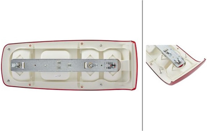 Immagine prodotto Hella 12 fanali posteriori a sinistra con tecnologia a lampadina per rimorchi per DAF HYMER