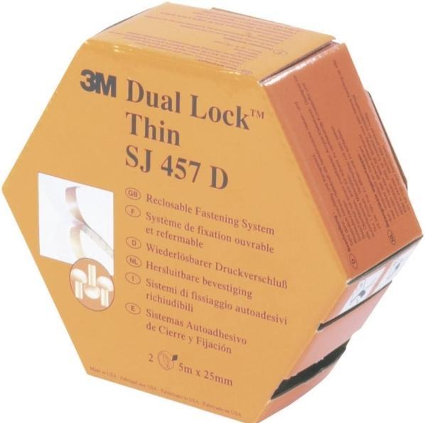 Productafbeelding 3M Dual Lock flexibele kliksluiting, kleur: doorschijnend (25.40 mm)