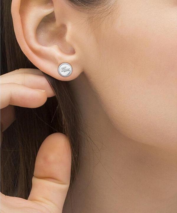 Image du produit Lacoste Memento boucles d'oreilles en acier crocodile 2040407 (Acier)