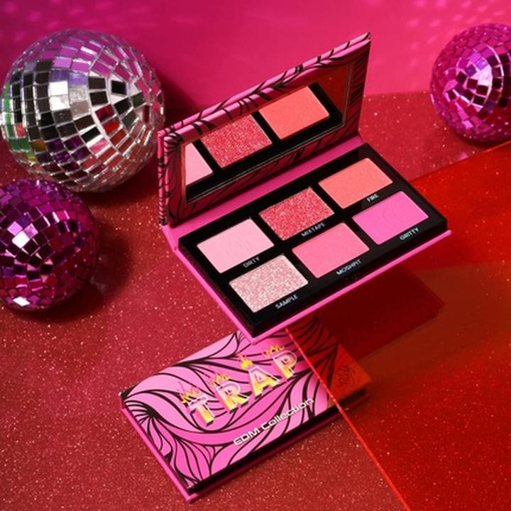 Produktbild Rude Cosmetics RUDE EDM Collection Vibrant Color Themed Eyeshadow in Trap (Vibrant Color Themed)