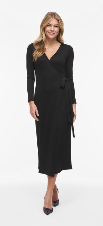 Image du produit Vila VIRAFFI Midi Kleid mit V-Ausschnitt (L)