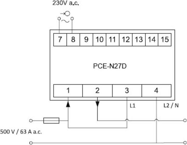 Actual product image PCE Instruments Leistungsanzeige