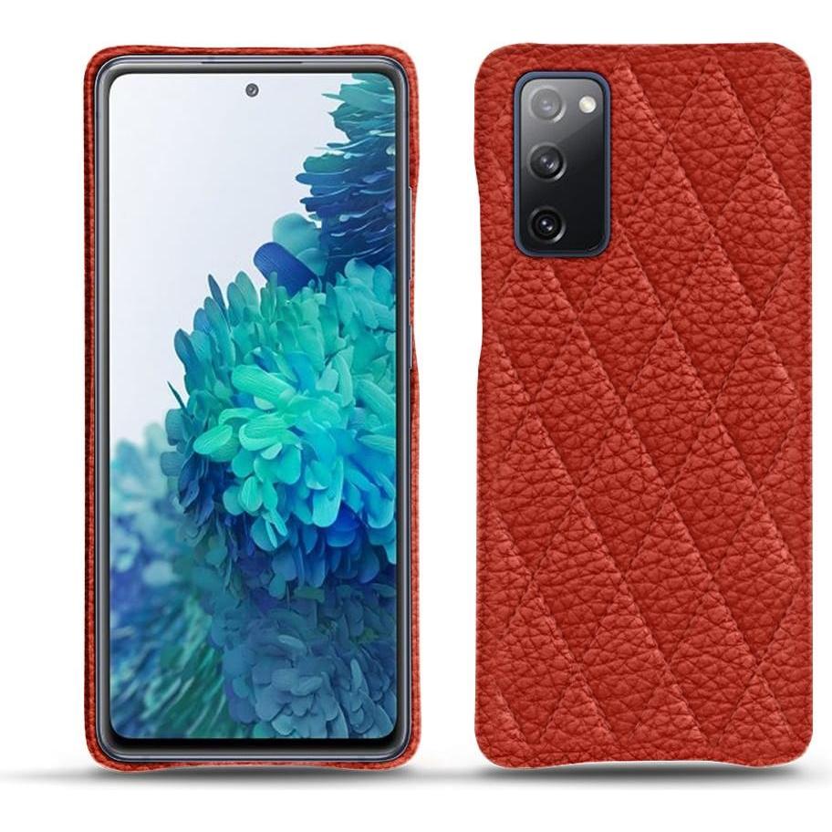 Thumbnail - Noreve Lederschutzhülle (Samsung Galaxy S20 FE), Smartphone Hülle, Orange