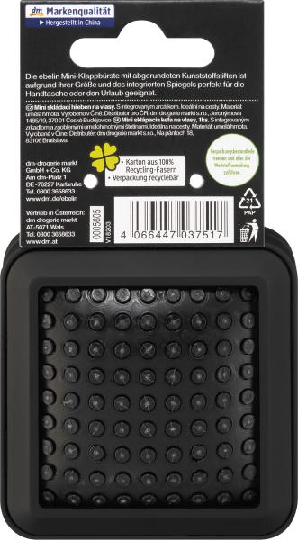 Image du produit dm ebelin Mini brosse pliante avec miroir