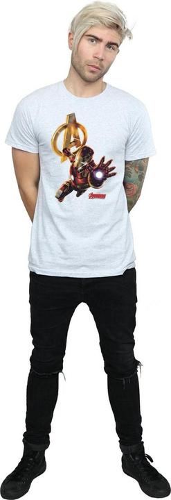 Actual product image Mens Iron Man Pose T-Shirt (S)