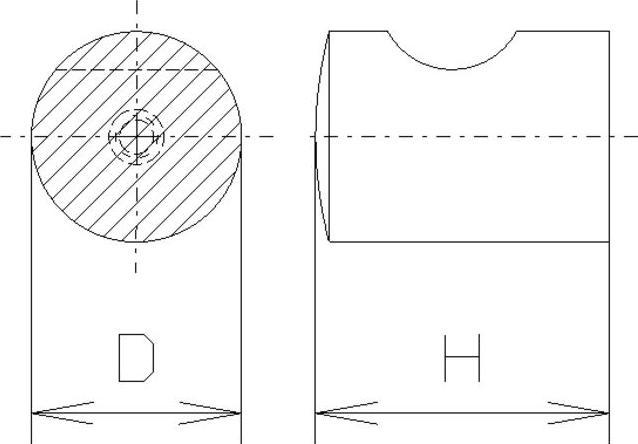 Image du produit Bouton Janna acier inoxydable brossé mat