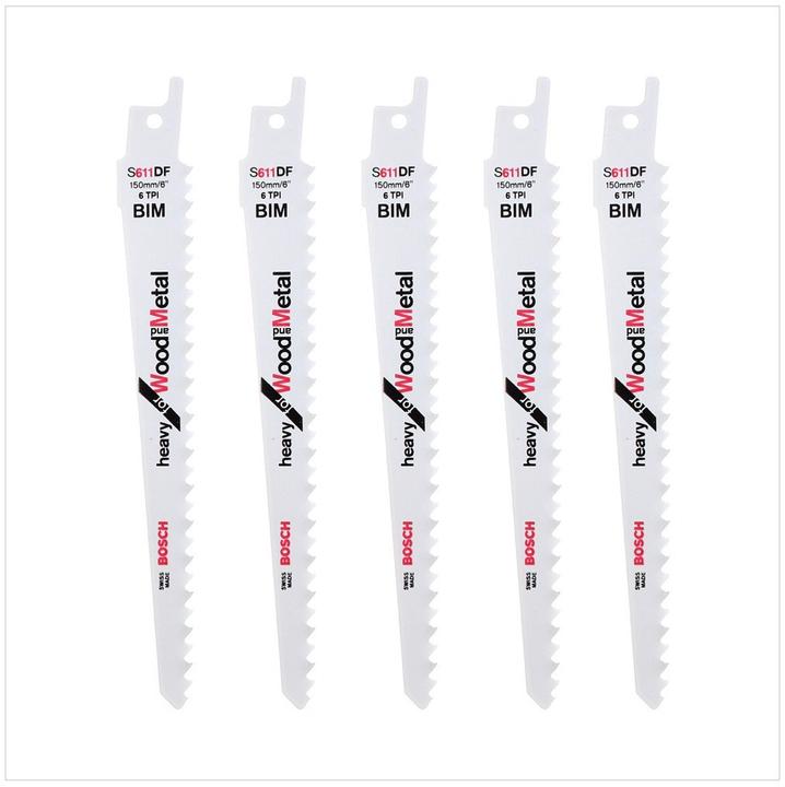 Actual product image Bosch Professional Zubehör PRO Window Demolition S611DF sheet, 1.25 x 19 x 150 mm, 5 pcs.