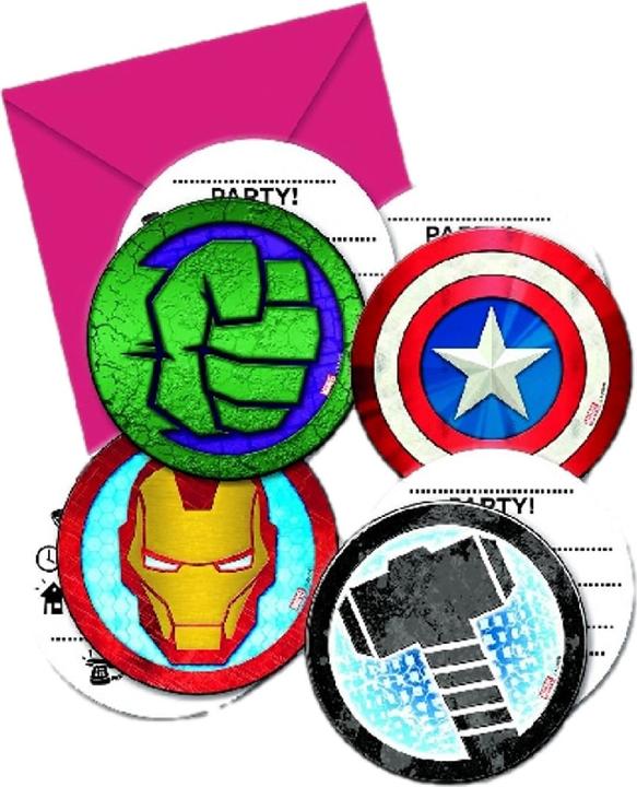 Produktbild JT Einladungskarten Mighty Avengers