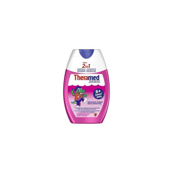 Actual product image Theramed Toothpaste Junior 2 In 1 Strawberry 6