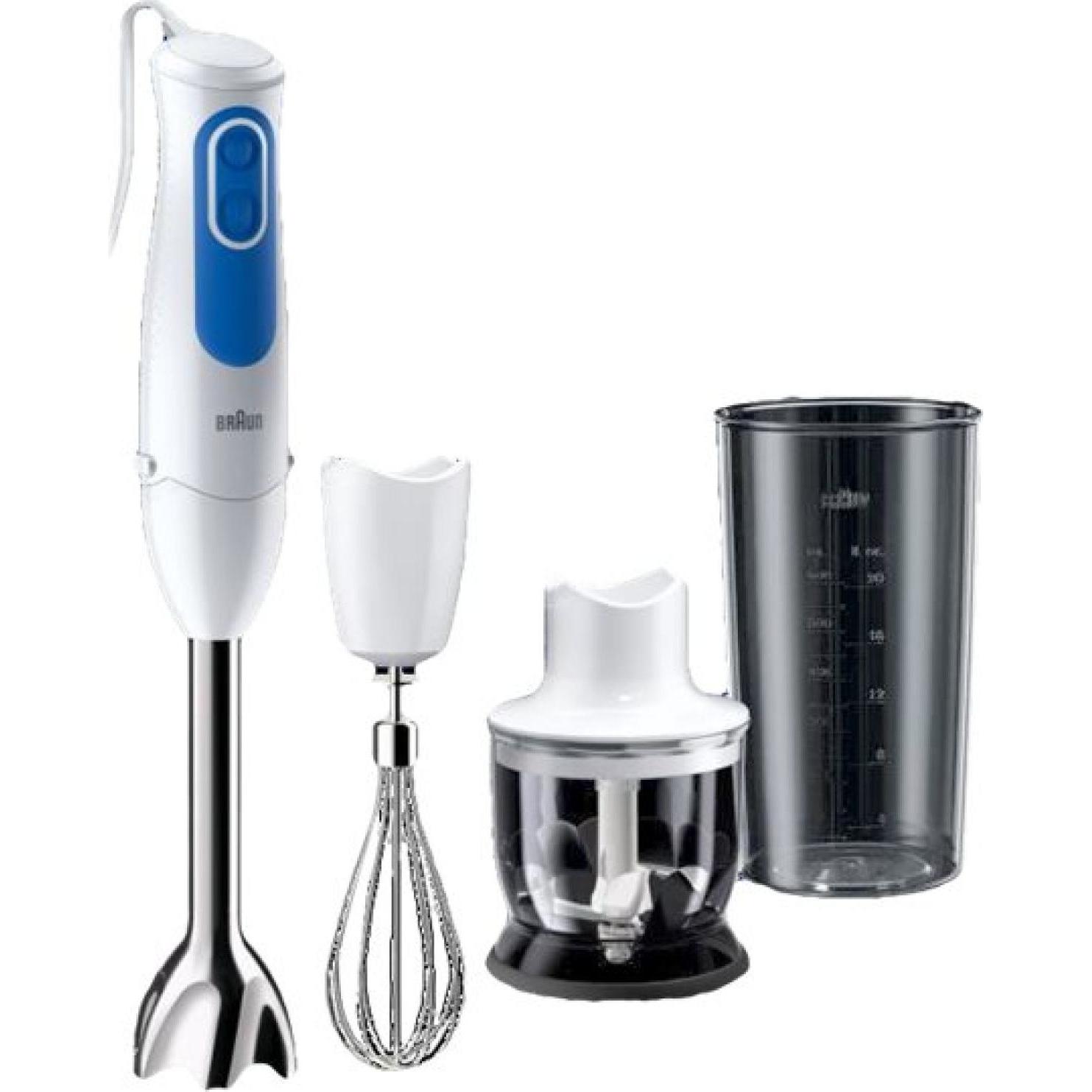 Braun Bianco/Argento Mq3025, Frullatore A Immersione,