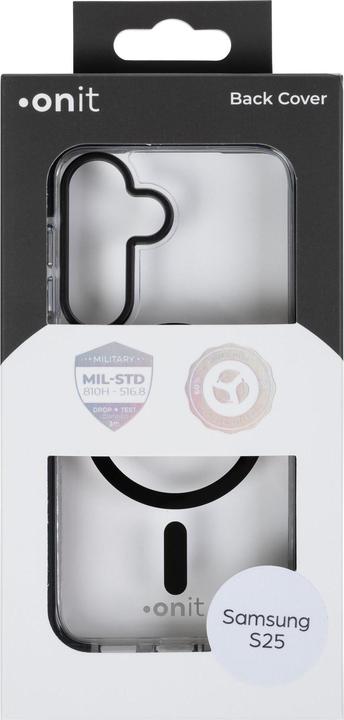 Produktbild Onit Back Cover Armorix Galaxy S25 Schwarz transparent (Samsung Galaxy S25)