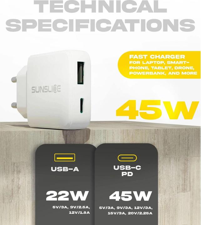 Produktbild Sunslice Emperion 45 Mini (45 W, 2 Ports)