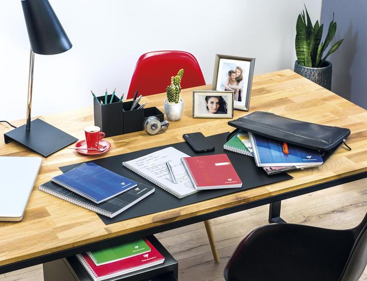 Image du produit Clairefontaine Carnet à spirale (A4, À rayures, Couverture rigide)