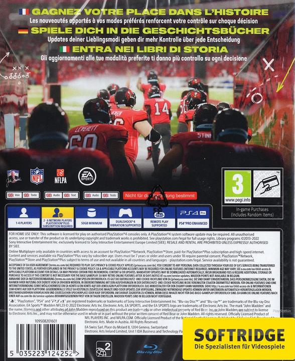 Actual product image EA Games Madden NFL 23 (PS4, DE)