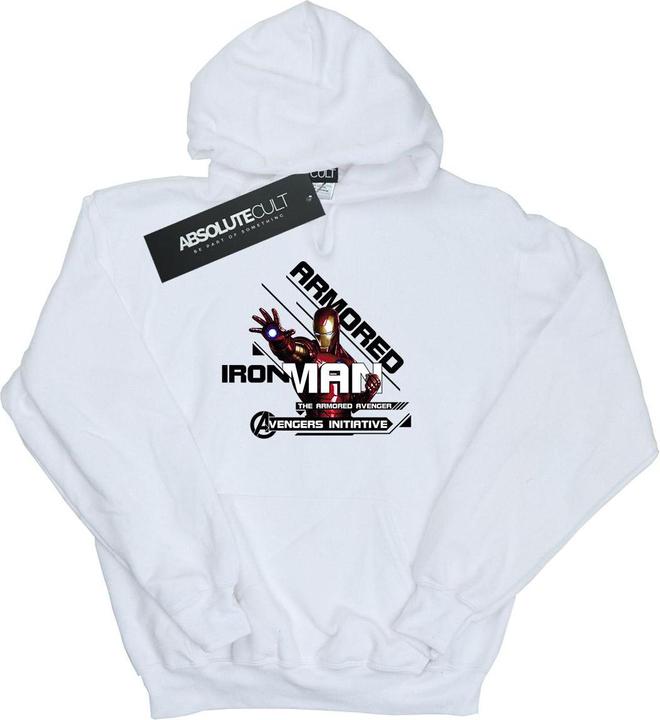 Immagine prodotto Avengers Iron Man Armoured Avenger Felpa con Cappuccio Ragazze (116)