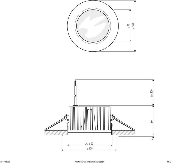 Produktbild EVN LED-Deckeneinbaustrahler (598 lm)