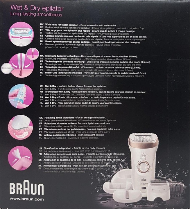 Actual product image Braun Silk-épil 9