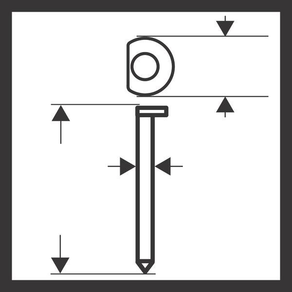 Produktbild Bosch Professional Zubehör Senkkopf-Stift 64-34 63 G, 63