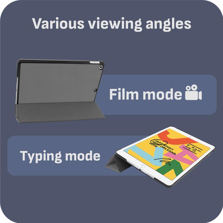 Produktbild Cazy Premium Smart Hülle Kompatibel mit iPad 2021 (9th Gen)/2020 (8th Gen)/iPad 2019 (7th Gen) - Schutz (iPad 2021 (9. Gen), iPad 2019 (7. Gen), iPad 2020 (8. Gen))