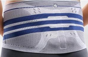 Actual product image Bauerfeind LumboTrain Straight Gr3 titanium (3)