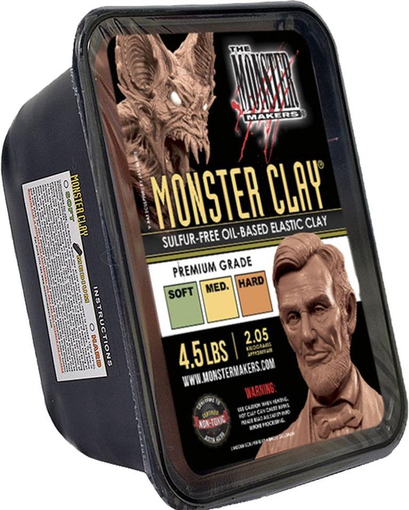 Actual product image Kryolan Monster Clay modelling clay