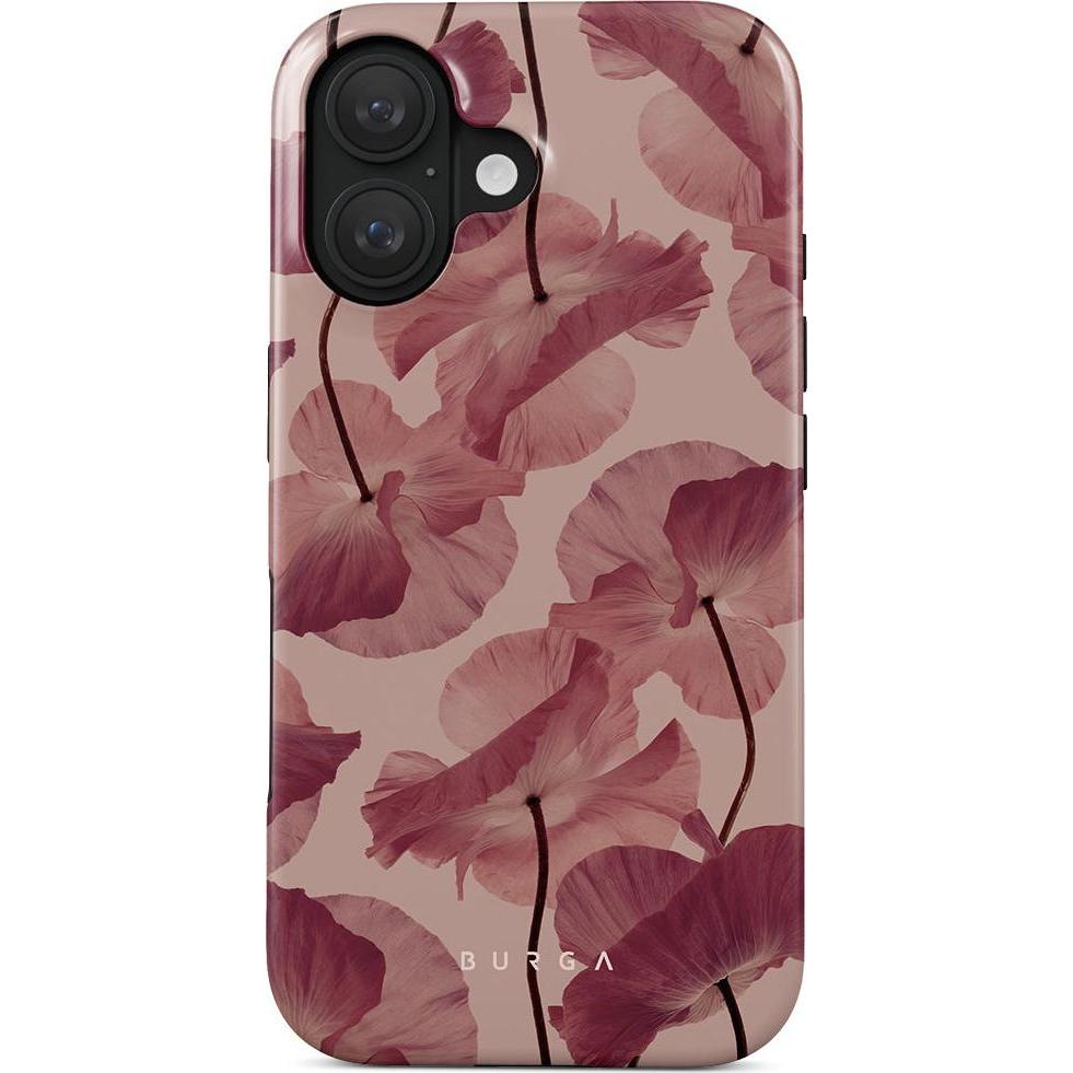 Burga Tender Kiss (Apple iPhone 16), Smartphone Hülle, Rot, Pink