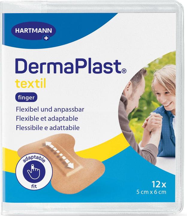 Produktbild DermaPlast Textil Pflaster (12x)